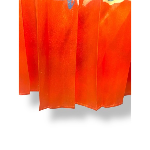 90s Y2K Floral Dress Red straps Whimsigoth Grunge Sz 2 Maxi - Picture 9 of 15